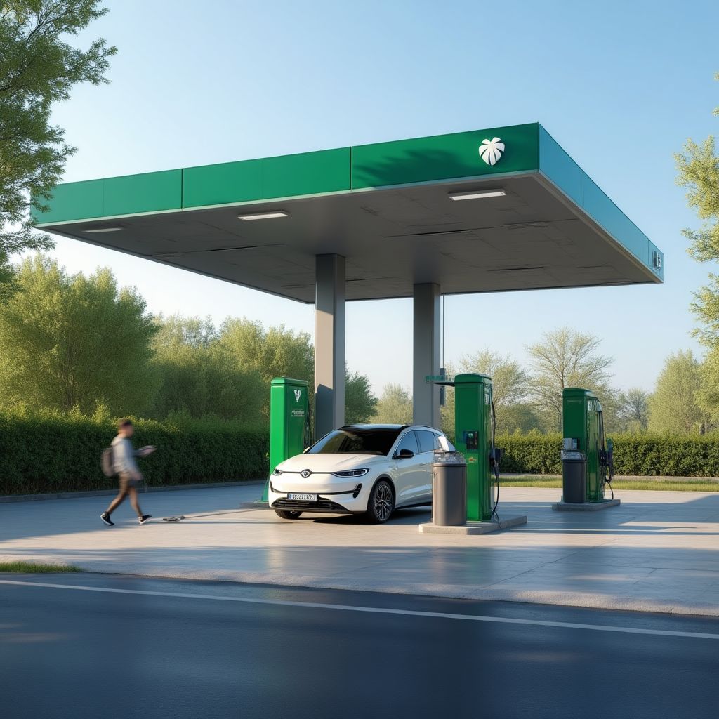 Estación de carga eléctrica YPF